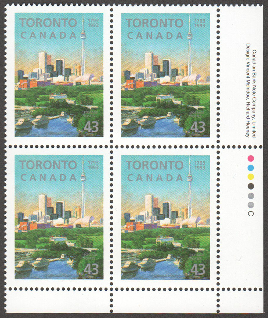 Canada Scott 1484 MNH PB LR (A5-9) - Click Image to Close